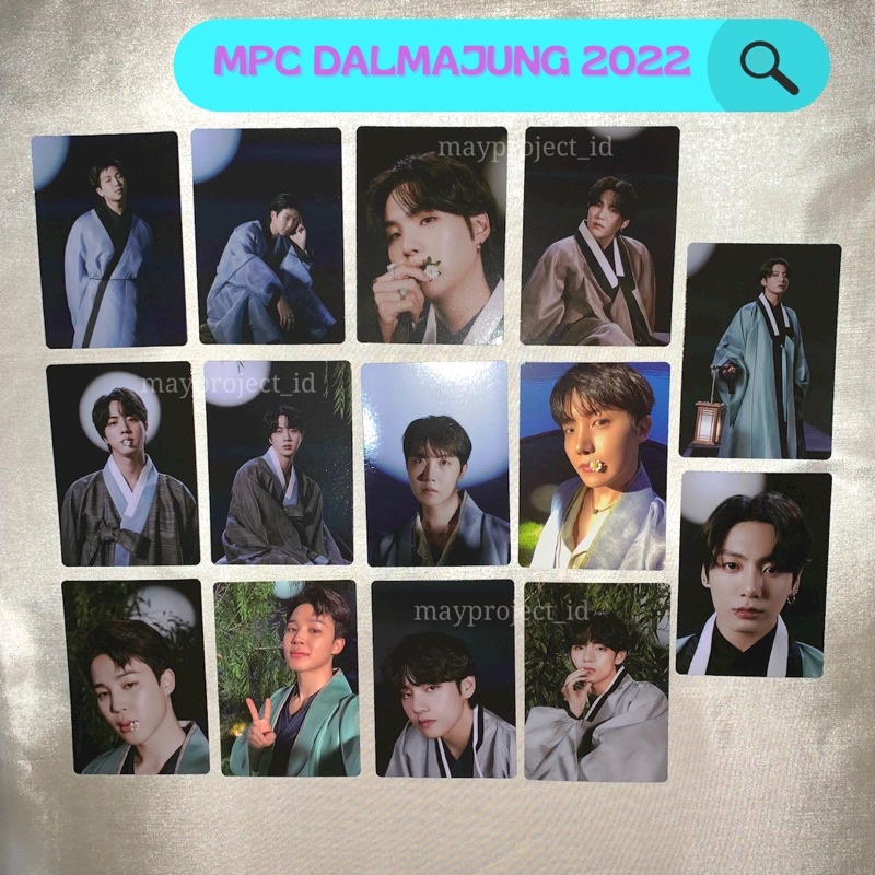 (READY) SHARING MPC DALMAJUNG 2022 (OPEN SHARING) MINI PHOTO CARD MPC BTS BANGTAN
