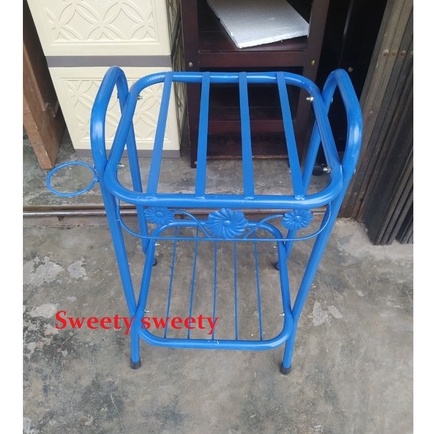 Rak Dispenser Besi Bunga Biru