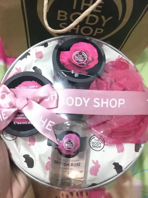 Seserahan nikah the body shop moringa / british rose the