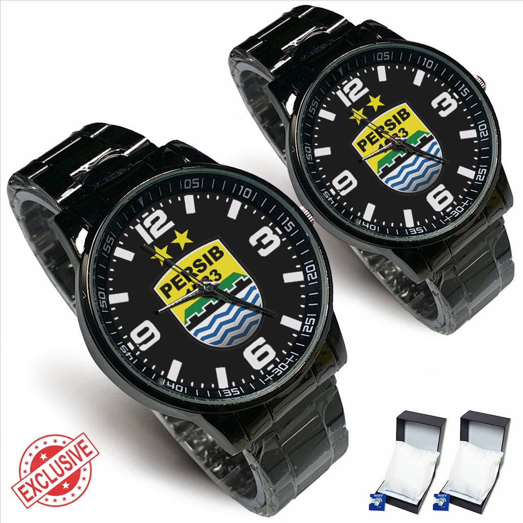 Jam Tangan Rantai Couple BANDUNG PERSIB (Nice)