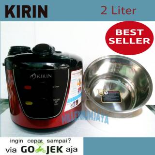 RICE COOKER KIRIN 2 L PANCI STAINLESS STEEL 304  L0 