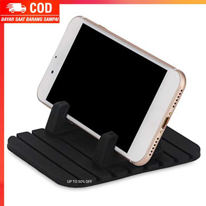 (100% BARANG ORI) Holder Stand Silicon Smartphone Anti Slip - PA4562S