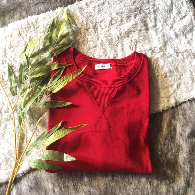 Sweater nevada // nevada murah // nevada kekinian // sweater merah
