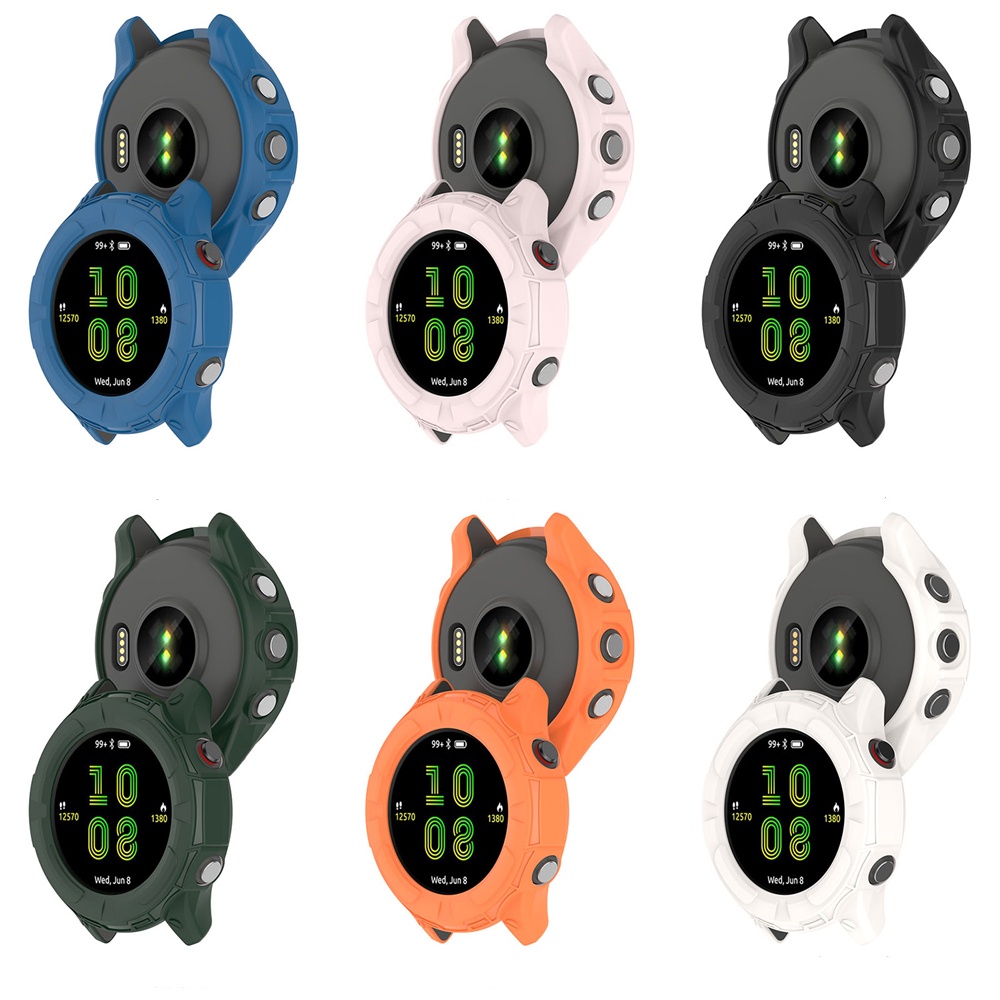 Casing Pelindung Bumper Bahan Silikon Untuk Garmin Forerunner 955