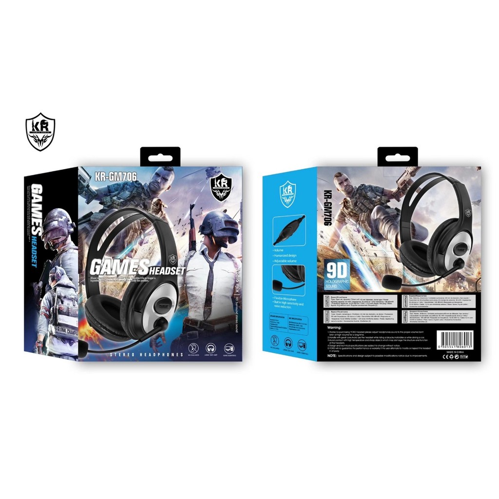 Promo Murah Headphone Games Gaming Komputer  KR 701-706