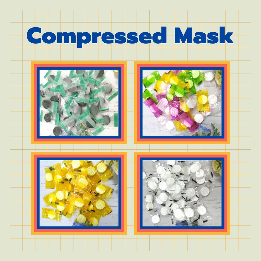 COMPRESSED MASK | COMPRESSED PAPER MASK SHEET | TABLET MASK