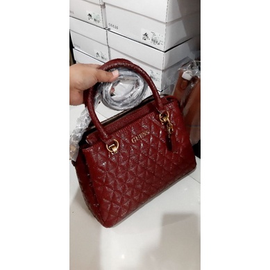 tas guess wessex satchell original murah plus free anting2 guess heart silver original