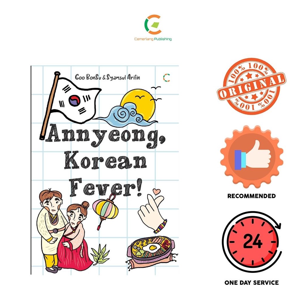 

BUKU REFERENSI - Annyeong, Korean Fever! | BONUS Pembatas Buku Cantik |