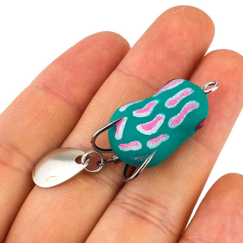 1 Pc 2.5cm/3.2g Umpan Pancing Soft Bait Bentuk Katak Bahan Plastik 11 Warna Ukuran