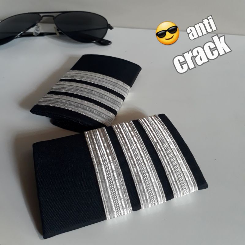 Bar pilot epaulette 3 silver