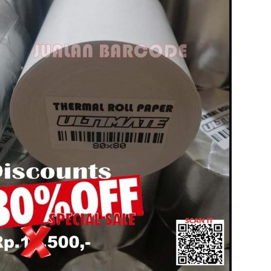 

✥ KERTAS THERMAL STRUK ULTIMATE 80X80 | KERTAS TERMAL ULTIMATE 80 X 80 ☼
