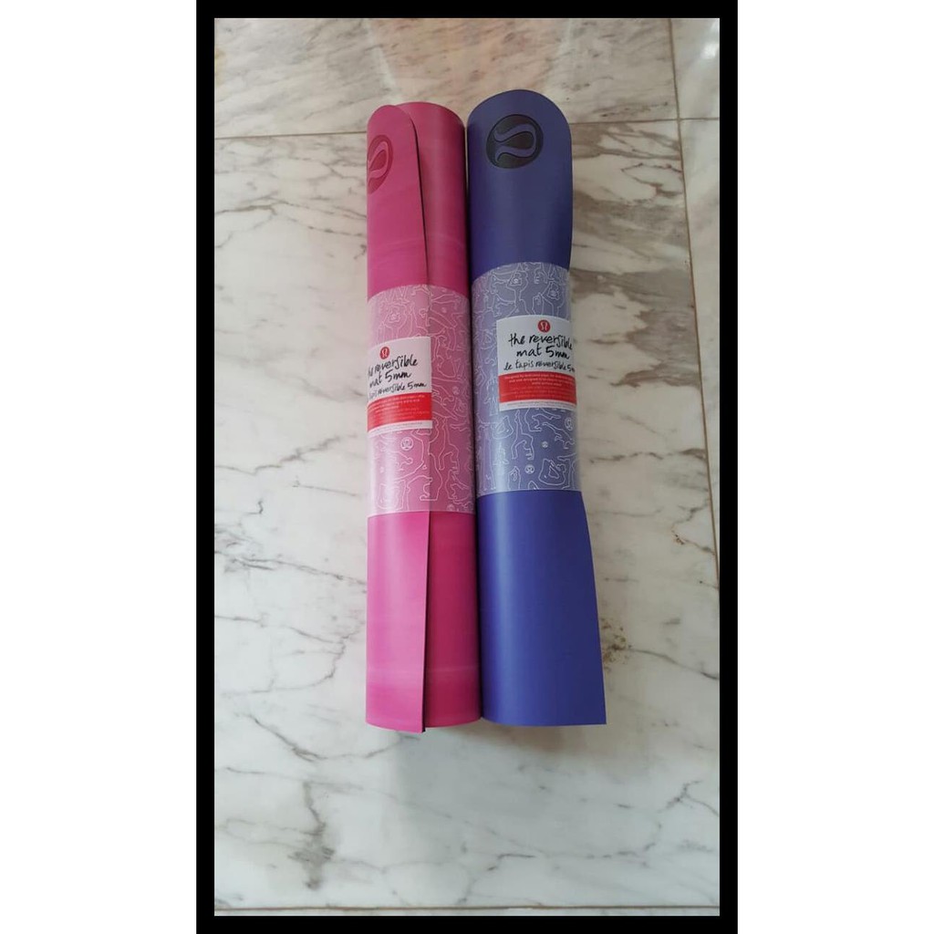 MATRAS YOGA LULULEMON 5MM REVERSIBLE ORIGINAL KODE 1212