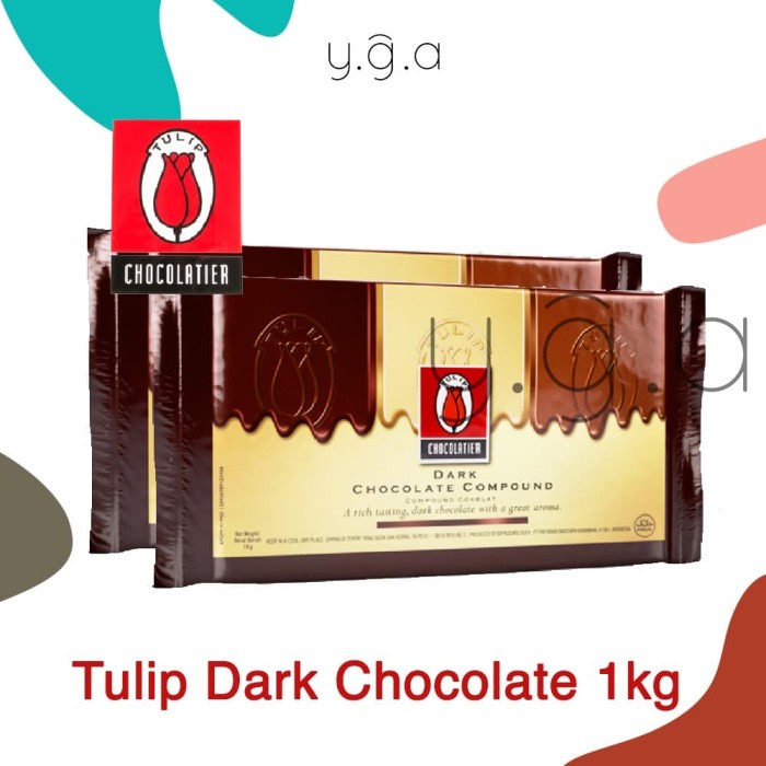

ORIGINAL MURAH Tulip Dark Chocolate Compound 1KG