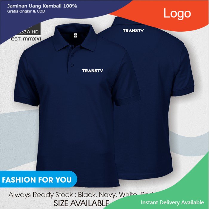 Kaos Kerah Poloshirt    transtv Trans TV