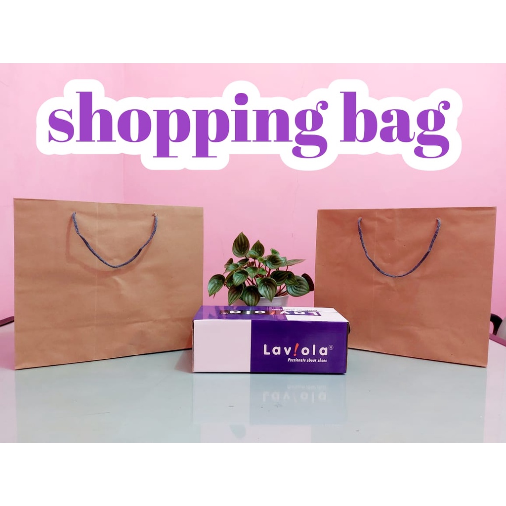 

paper bag Landscape shopping bag 35x12x30