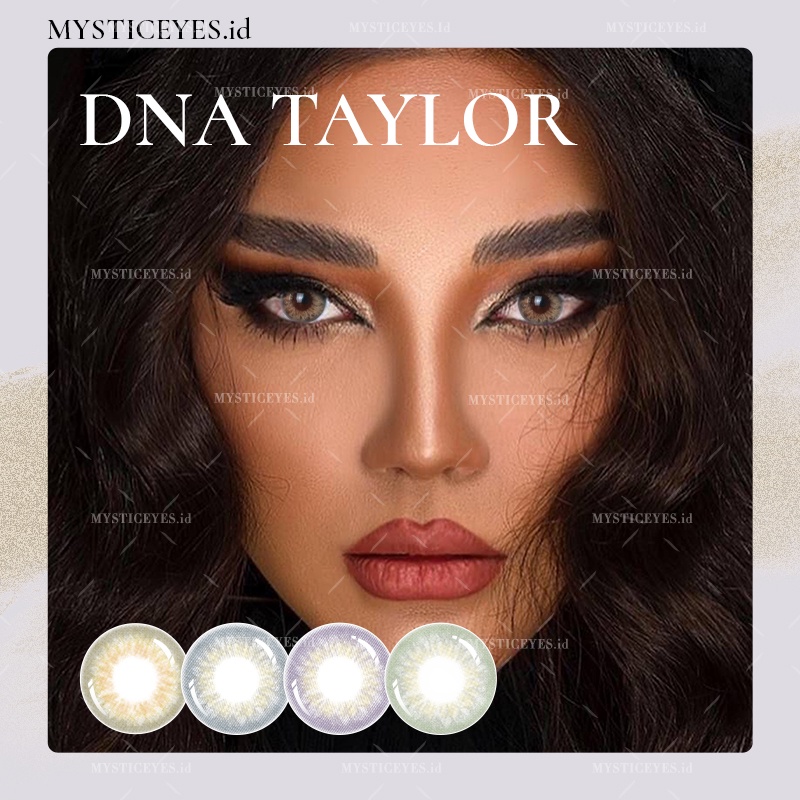 [✅COD] MYSTICEYES SOFTLENS DNA TAYLOR EYES SERI 14MM NORMAL &amp; MINUS -5.00S/D-8.00