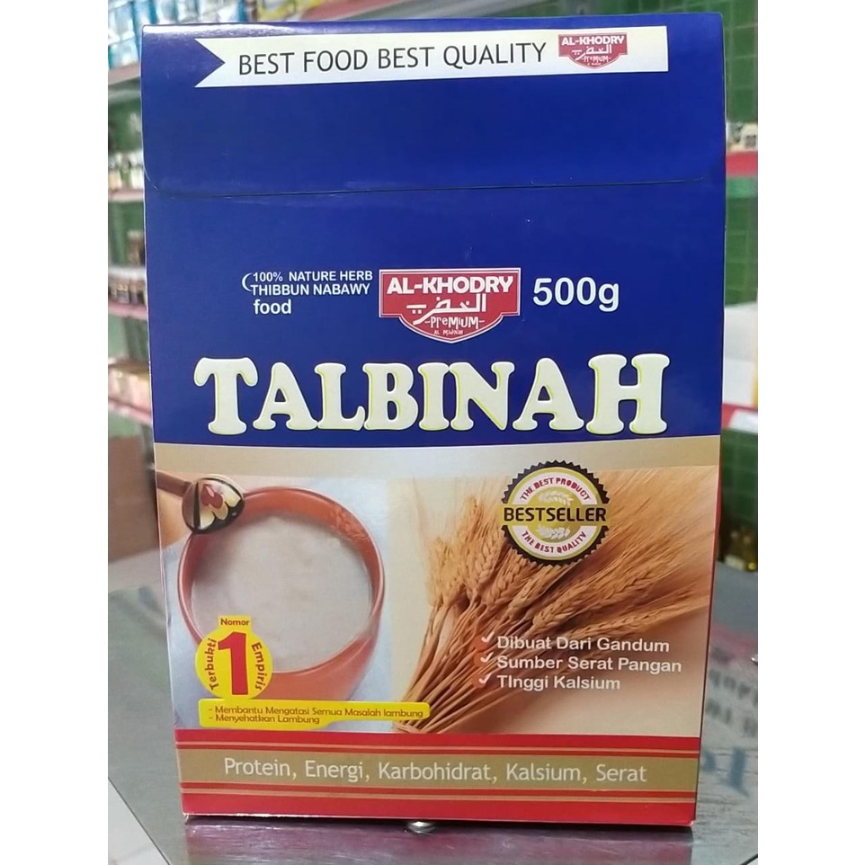 

Talbinah Bubur Gandum AlKhodry 500gr Mengatasi Semua Masalah Lambung & Menyehatkan Lambung