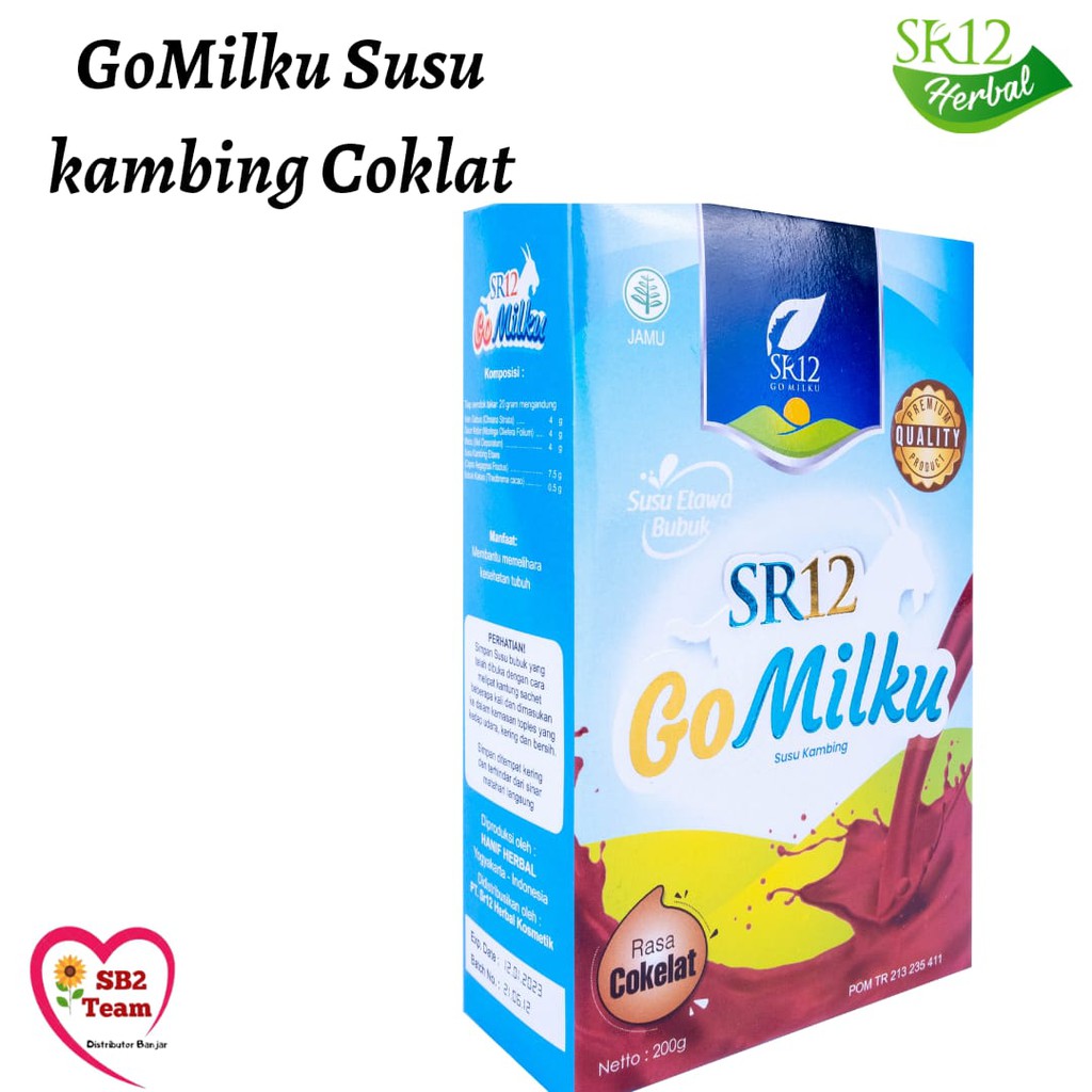 

Gomilku Susu kambing penambah berat badan SR12