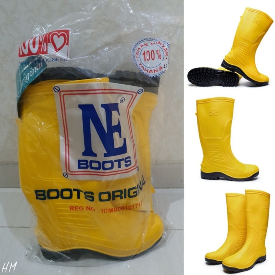 SEPATU BOOTS KARET NEW ERA | SEPATU BOOTS KARET CARGO ORIGINAL