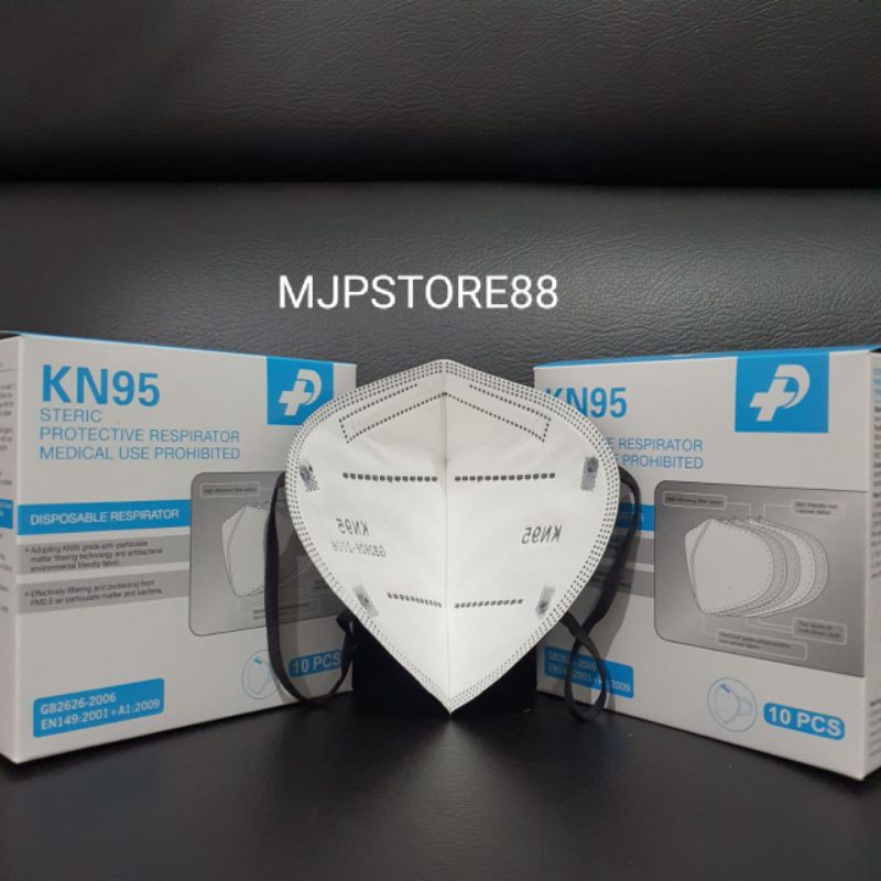 Masker KN95 5Ply Black Edition 1Box Isi 10Pcs