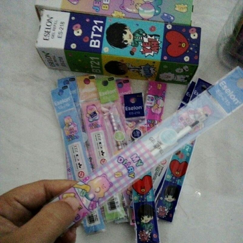 

isi bolpen gel refill ink