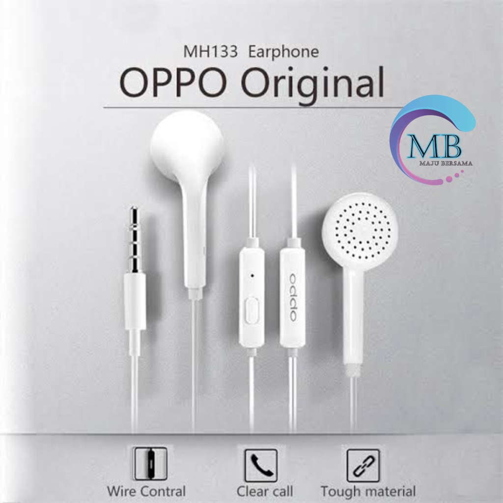 Headset Oppo Original 100% Headset Oppo F9 F7 F5 F3 A15 a5 A9 F11 pro F1s A71 A83 A37 A3s MB2156