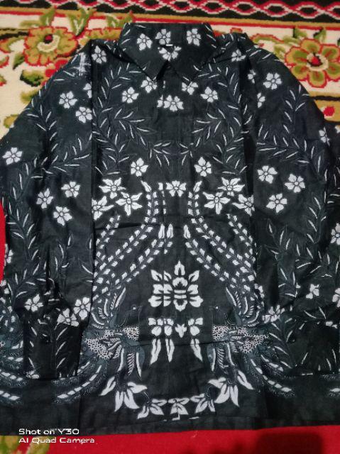 Maura Couple - Sania Ruffle Batik Couple Ori Ndoro Jowi Garansi Termurah Shopee - Batik Modern Solo