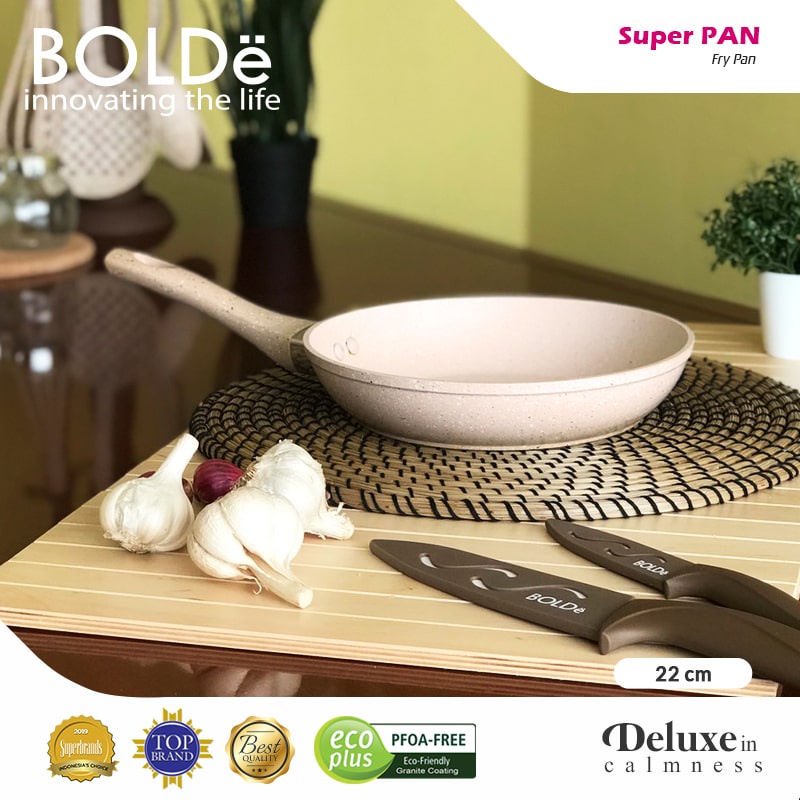 BOLDe Wajan / Super Pan Granite Beige 22 cm