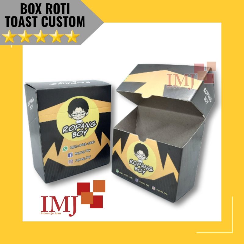 

BOX ROTI TOAST CUSTOM PACKAGING TOAST JANJI JIWA 10×5×12 KARDUS DUS 10x5x12