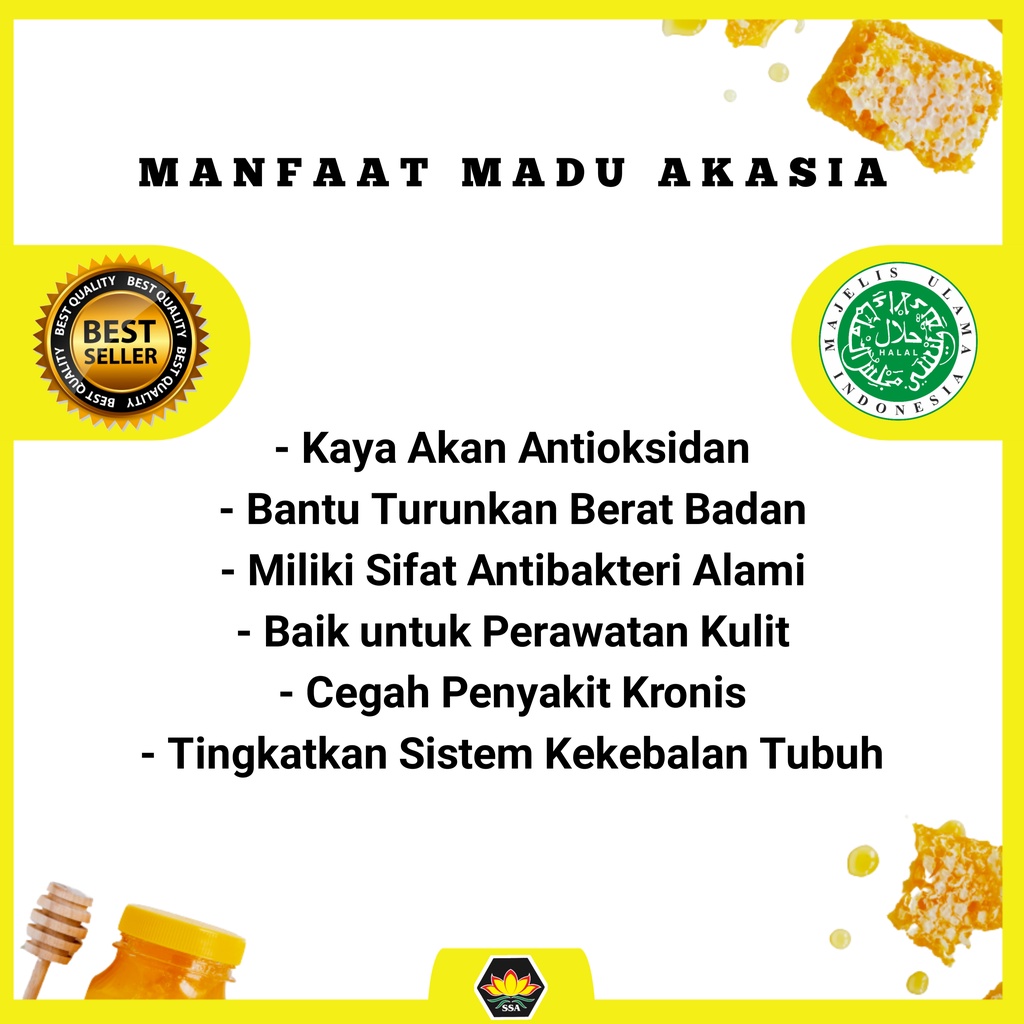 PROMO 5 Kg Raw honey/madu nektar bunga akasia