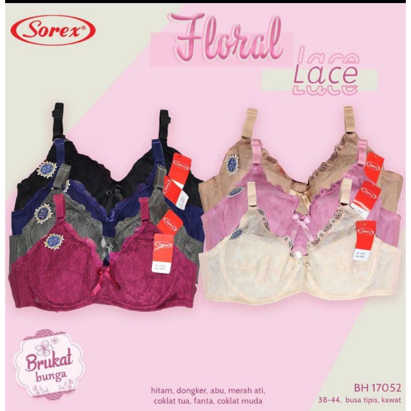 Bra BH Sorex 17052 bisa tipis lace