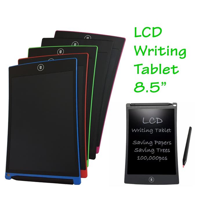 Papan Tulis LCD Writing Tablet 8.5 Inchi Flexible LCD Panel Stylus Pen Friendly Design