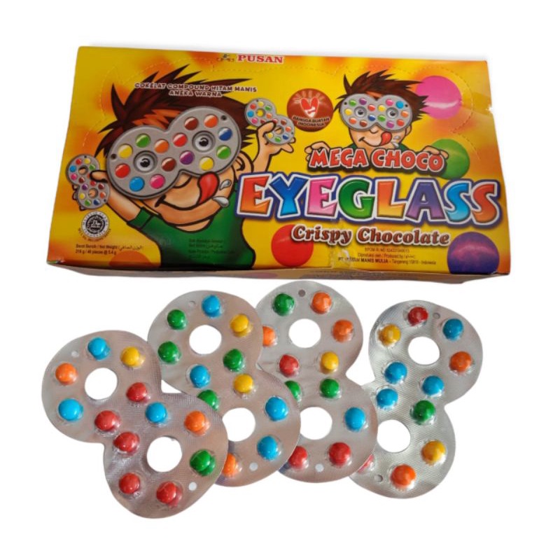 

permen coklat/eyeglass