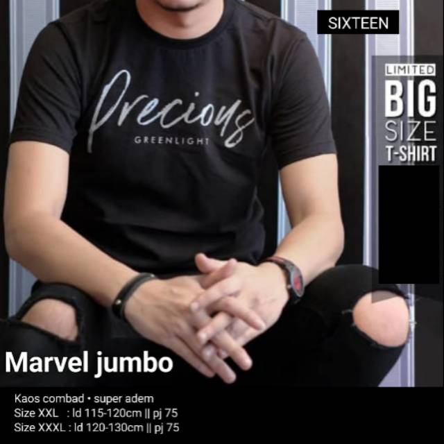 Kaos pria Jumbo /Marvel jumbo/kaos/kaos pria