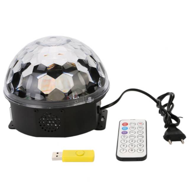 Bluetooth LAMPU DISCO CRYSTAL MAGIC BALL