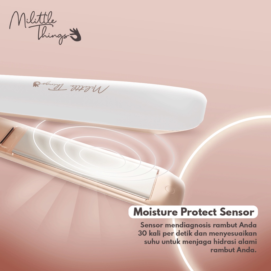 ⭐️ Beauty Expert ⭐️  Milittle Things 201 Moisture Protect Straightener - Catokan Pelurus Rambut