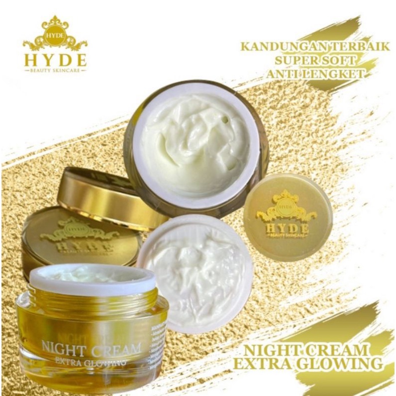 Skincare Hyde Beauty Night Cream BPOM Original Krim Malam