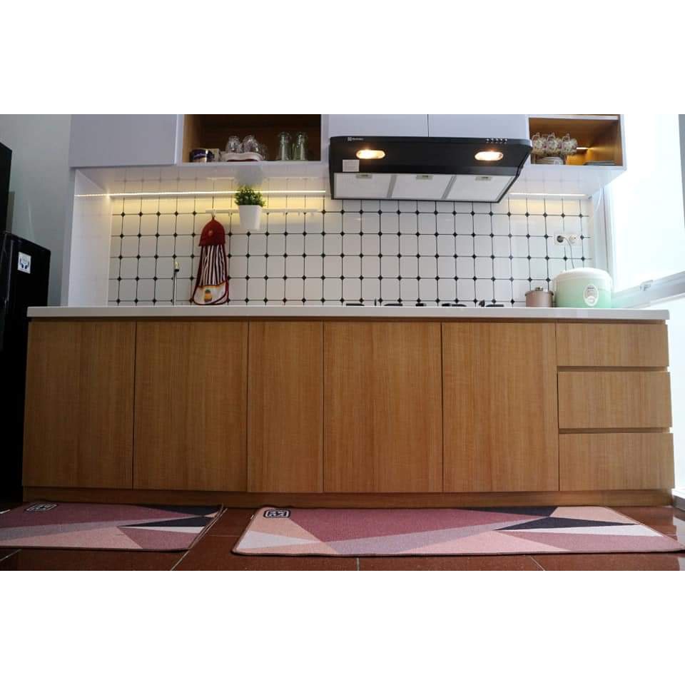 Jual Kitchen set Hpl kayu dan Aluminium | Shopee Indonesia