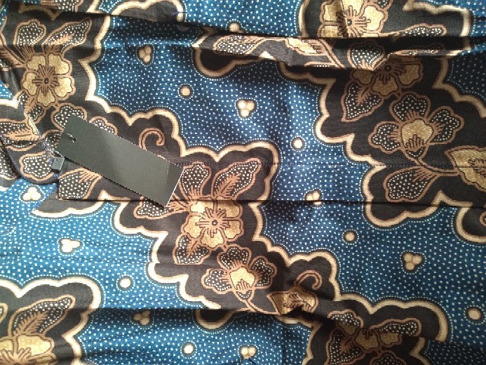 Batik Anak Lengan Panjang Batu Raden Biru