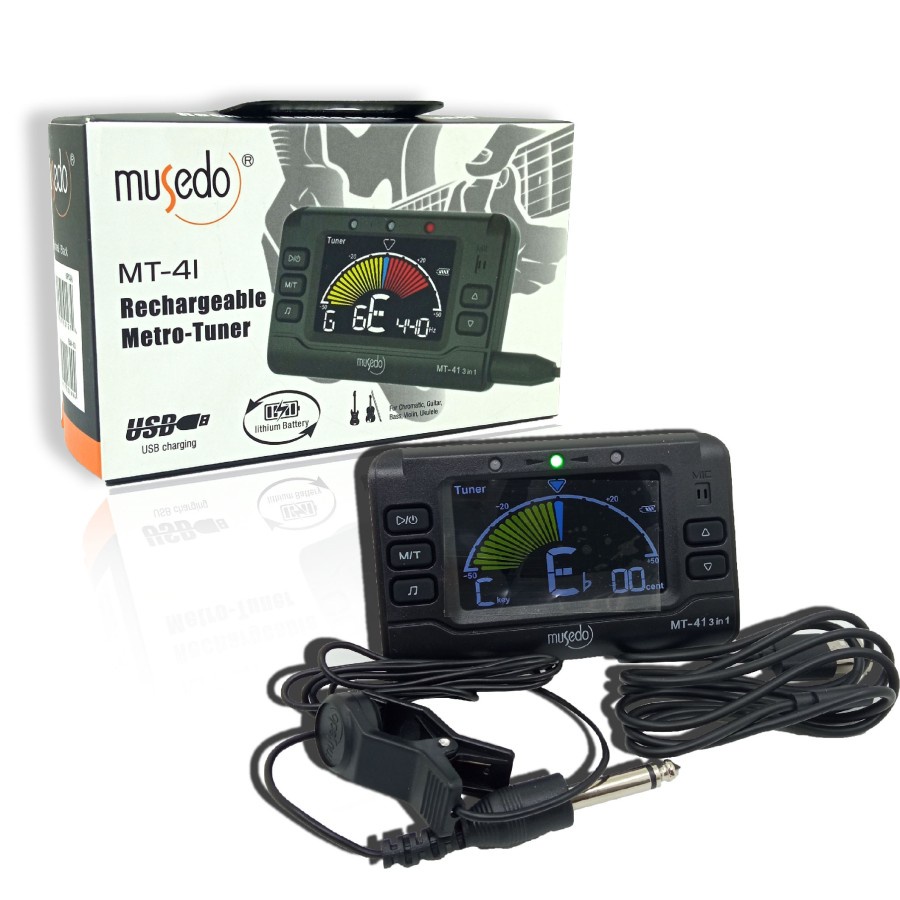 Musedo MT-41 Rechargeable Metronome Tuner