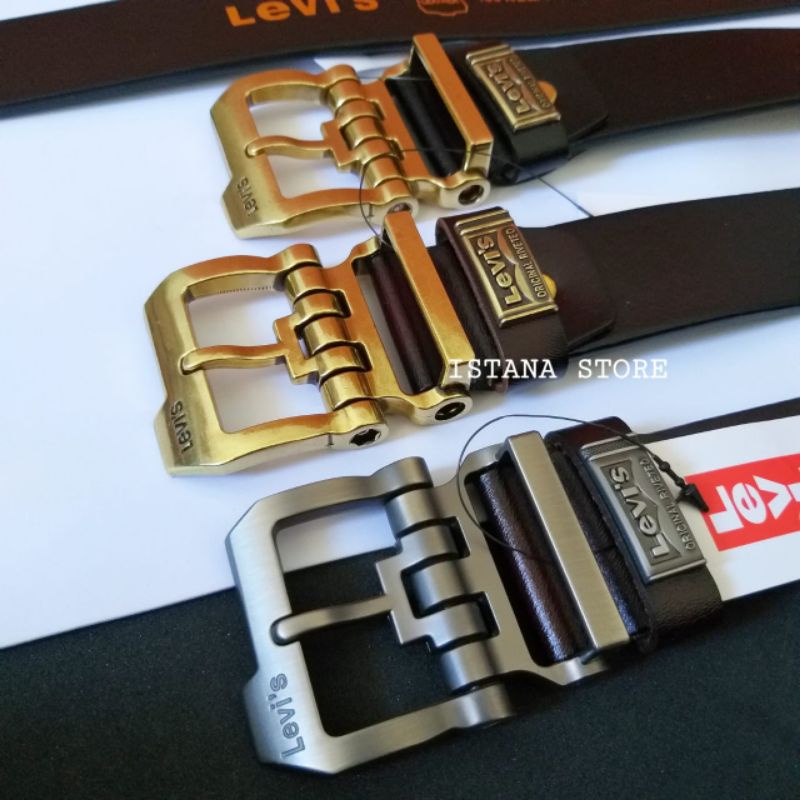 IKAT PINGGANG kulit asli premium GESPER SABUK PRIA KULIT ASLI IMPORT MODEL JARUM