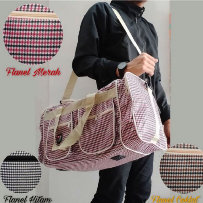 RB Queenshope255 - Tas Travel Bag Untuk Mudik Tas Pakaian Besar Travel Bag Jumbo Tas Besar Motif