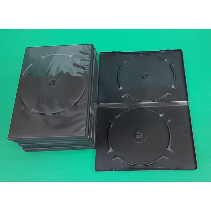 

DVD CASE DOUBLE SLOT BAHAN PLASTIK | CASING CD | STATIONERY