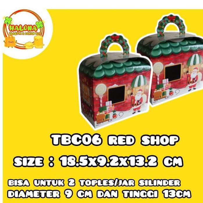 

Box Hampers TBC06 Red Shop (per pcs)