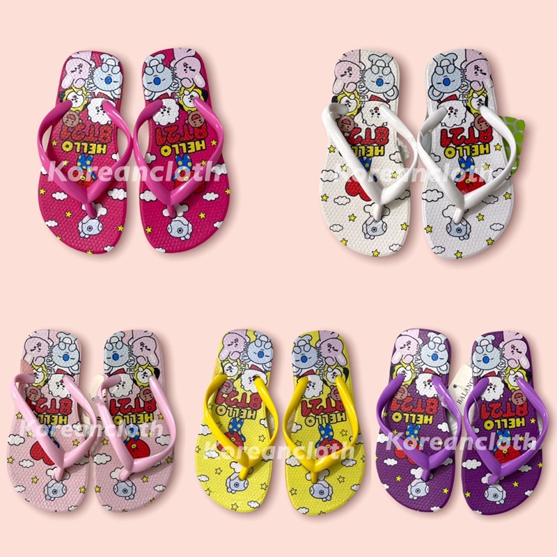 Balance 122-50/bts sandal anak perempuan sandal karet wanita terbaru ori produk impor