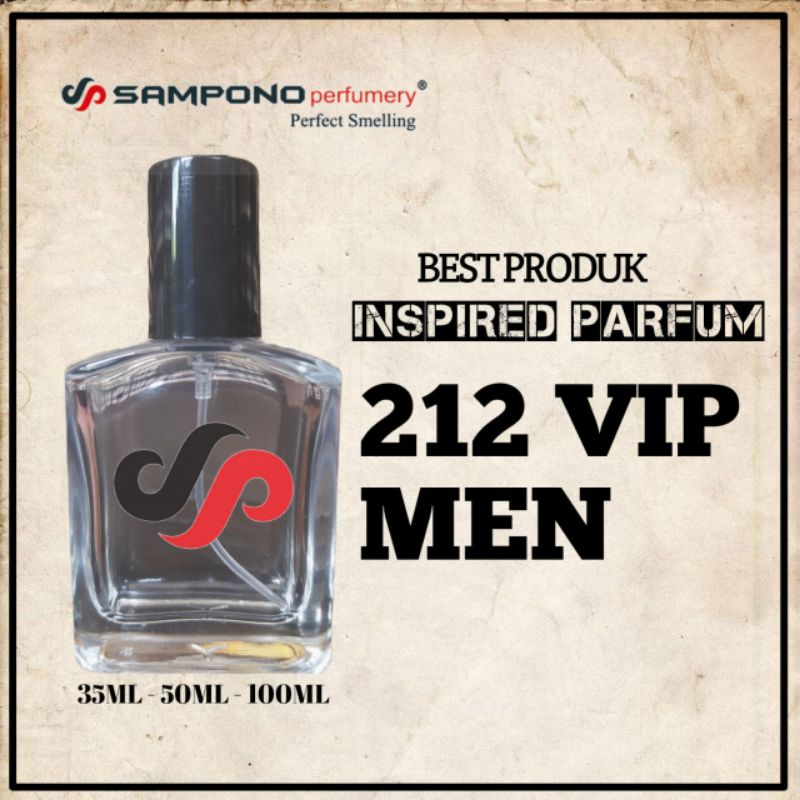 Sampono Parfum 212 VIP Men for men. Parfum Laki-laki Parfum Tahan Lama