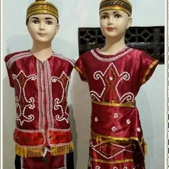 Baju Kalimantan Barat SMA // Baju Adat Kalimantan Barat Dewasa