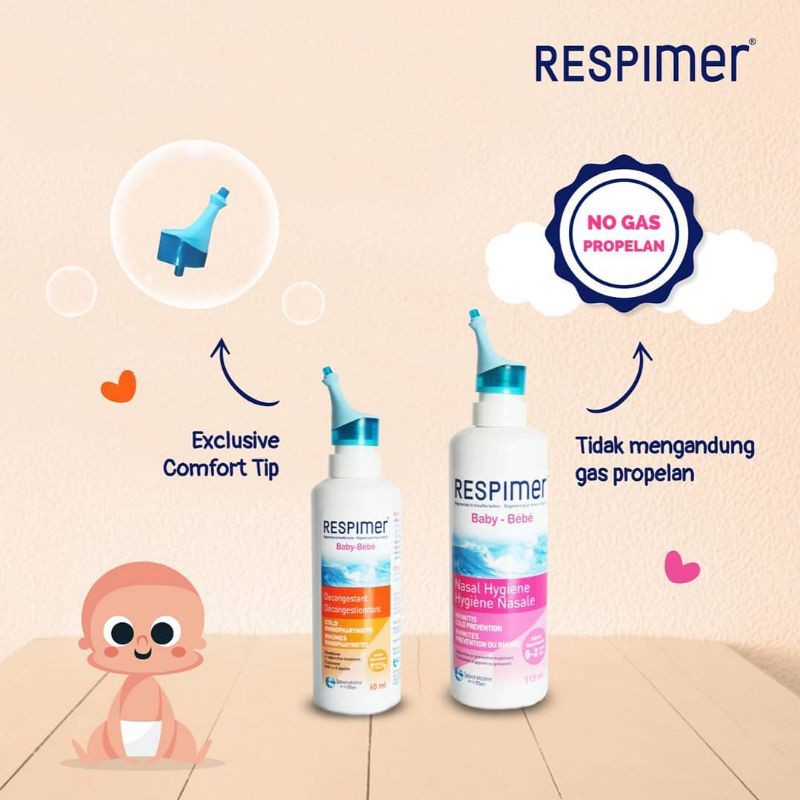 Physiomer Baby Nasal Spray / Hygiene &amp; Decongestant / Respimer