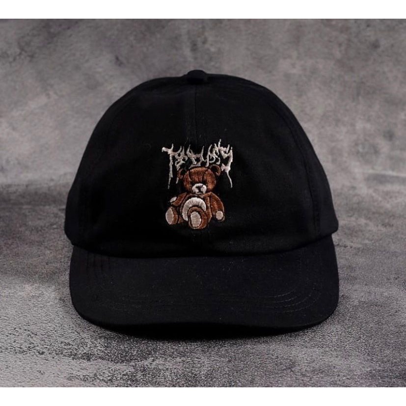 (COD)Topi distro model teddy bear/topi pria anak muda kekinian