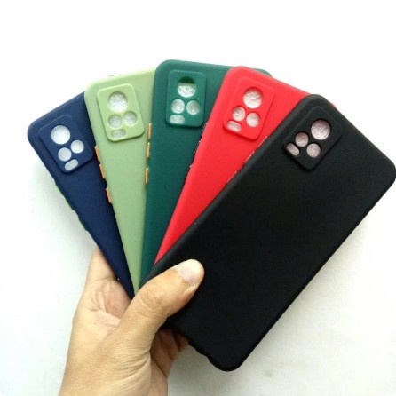 CASE BABY SKIN MACARON + PROTECT CAMERA VIVO V20 SOFTCASE - FA